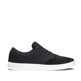 Tenis Bajos Supra CHINO COURT Mujer Negras/Blancas (MX-20400)